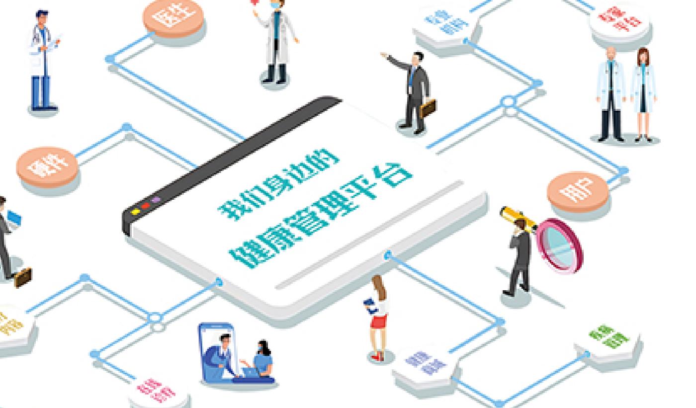 我们身边的健康管理平台示意